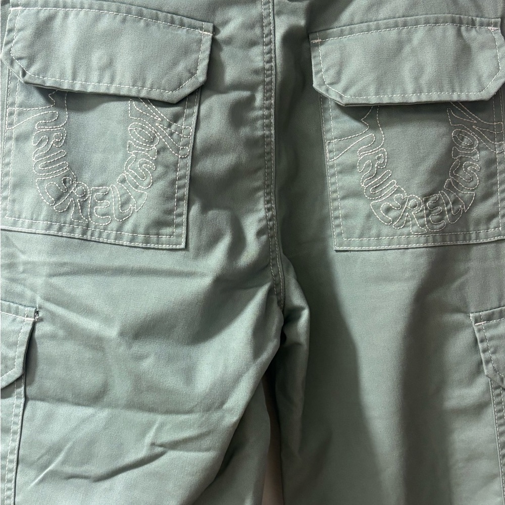 Women’s True Religion Cargo Pants in Sage Green NWT $139 - Picture 9 of 11
